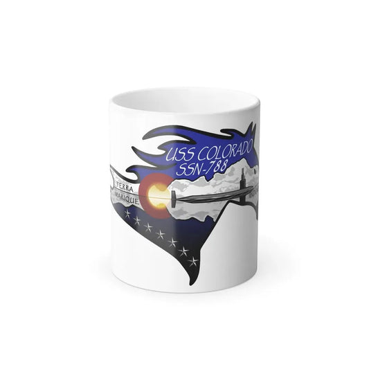 USS Colorado v2 (U.S. Navy) Color Changing Mug 11oz Default Title 11oz - Go Mug Yourself
