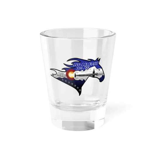 USS Colorado v2 (U.S. Navy) Shot Glass 1.5oz 1.5oz - Go Mug Yourself