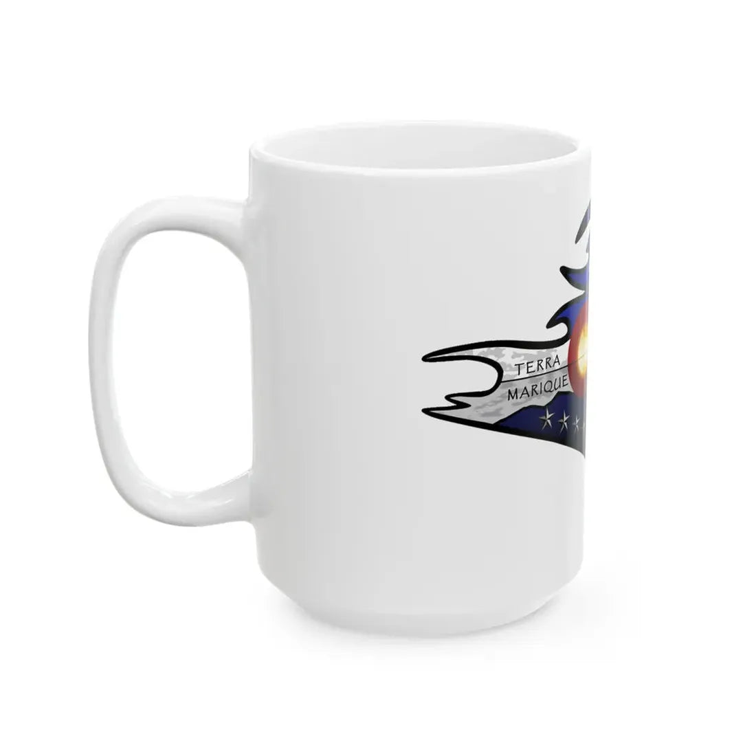 USS Colorado v2 (U.S. Navy) White Coffee Mug - Go Mug Yourself