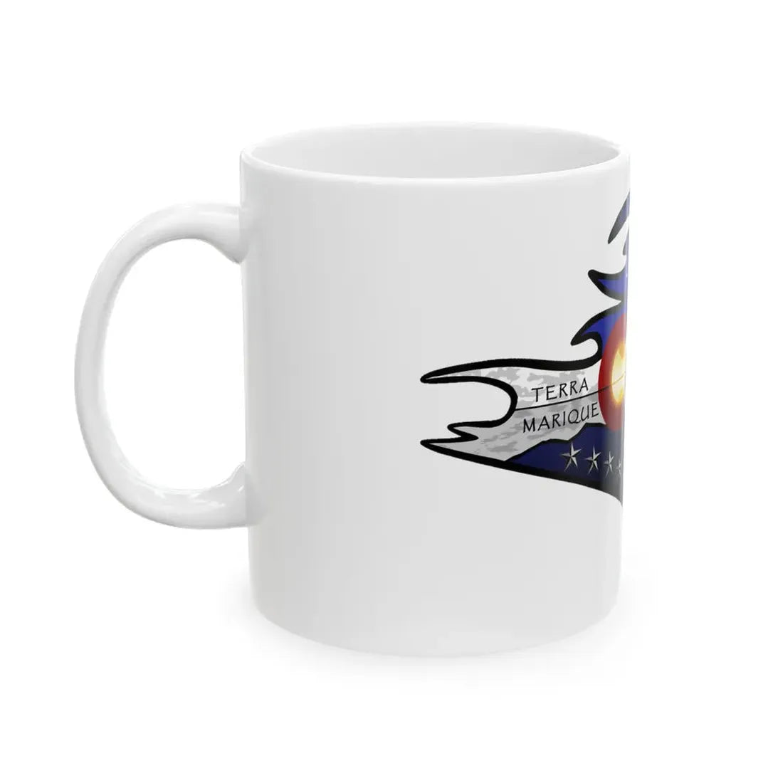 USS Colorado v2 (U.S. Navy) White Coffee Mug - Go Mug Yourself