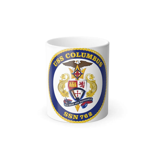 USS Columbus SSN 762 (U.S. Navy) Color Changing Mug 11oz-11oz-Go Mug Yourself