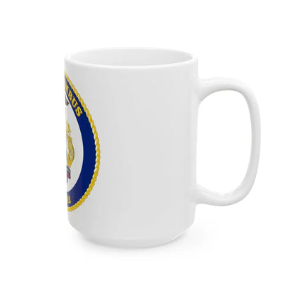 USS Columbus SSN 762 (U.S. Navy) White Coffee Mug-Go Mug Yourself