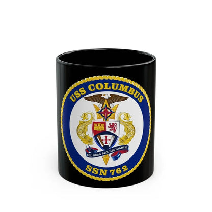 USS Columbus SSN 762 (U.S. Navy) Black Coffee Mug 11oz - Go Mug Yourself