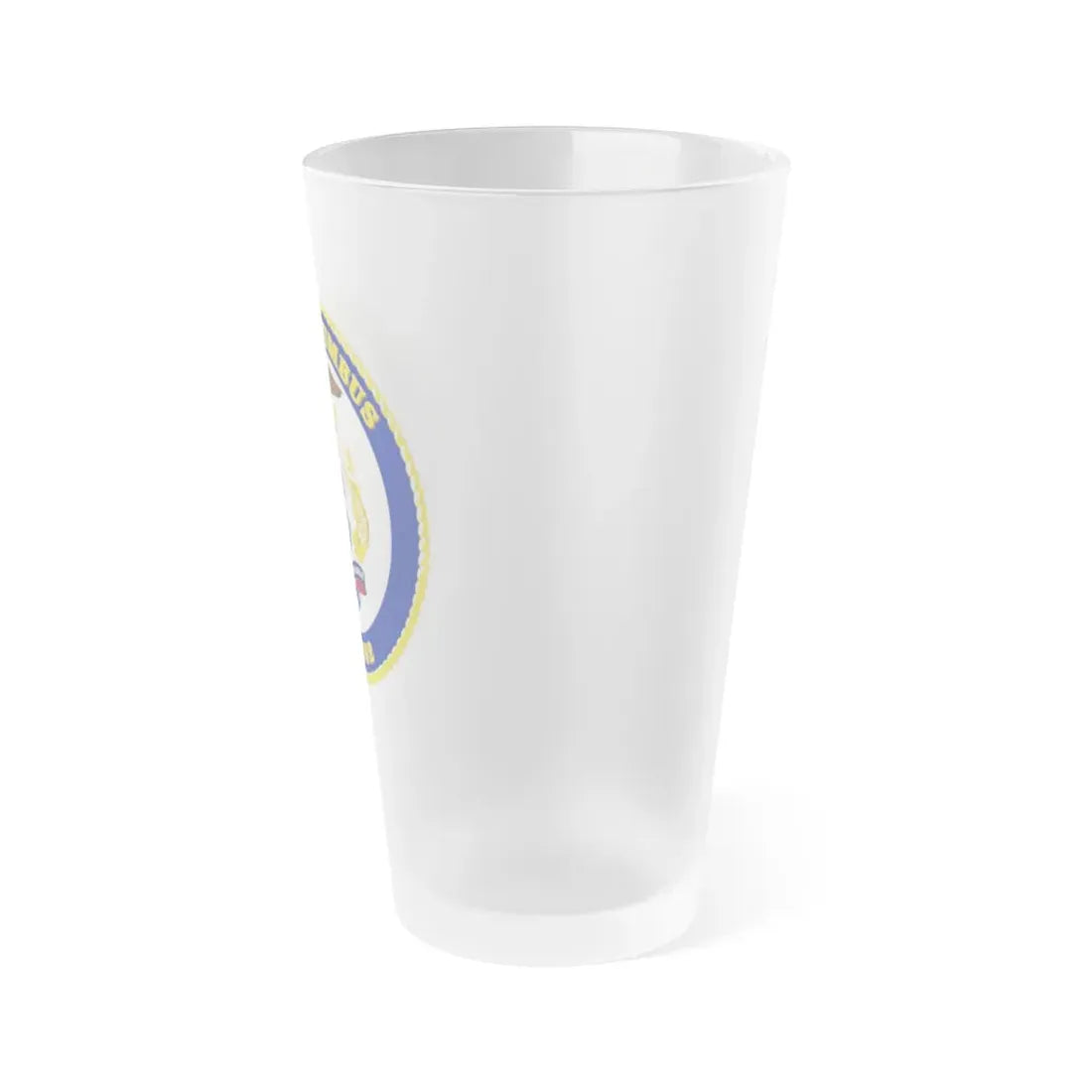 USS Columbus SSN 762 (U.S. Navy) Frosted Pint Glass 16oz - Go Mug Yourself