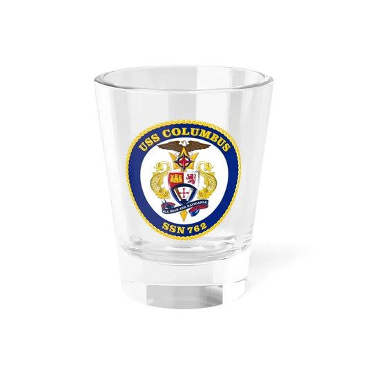 USS Columbus SSN 762 (U.S. Navy) Shot Glass 1.5oz 1.5oz - Go Mug Yourself