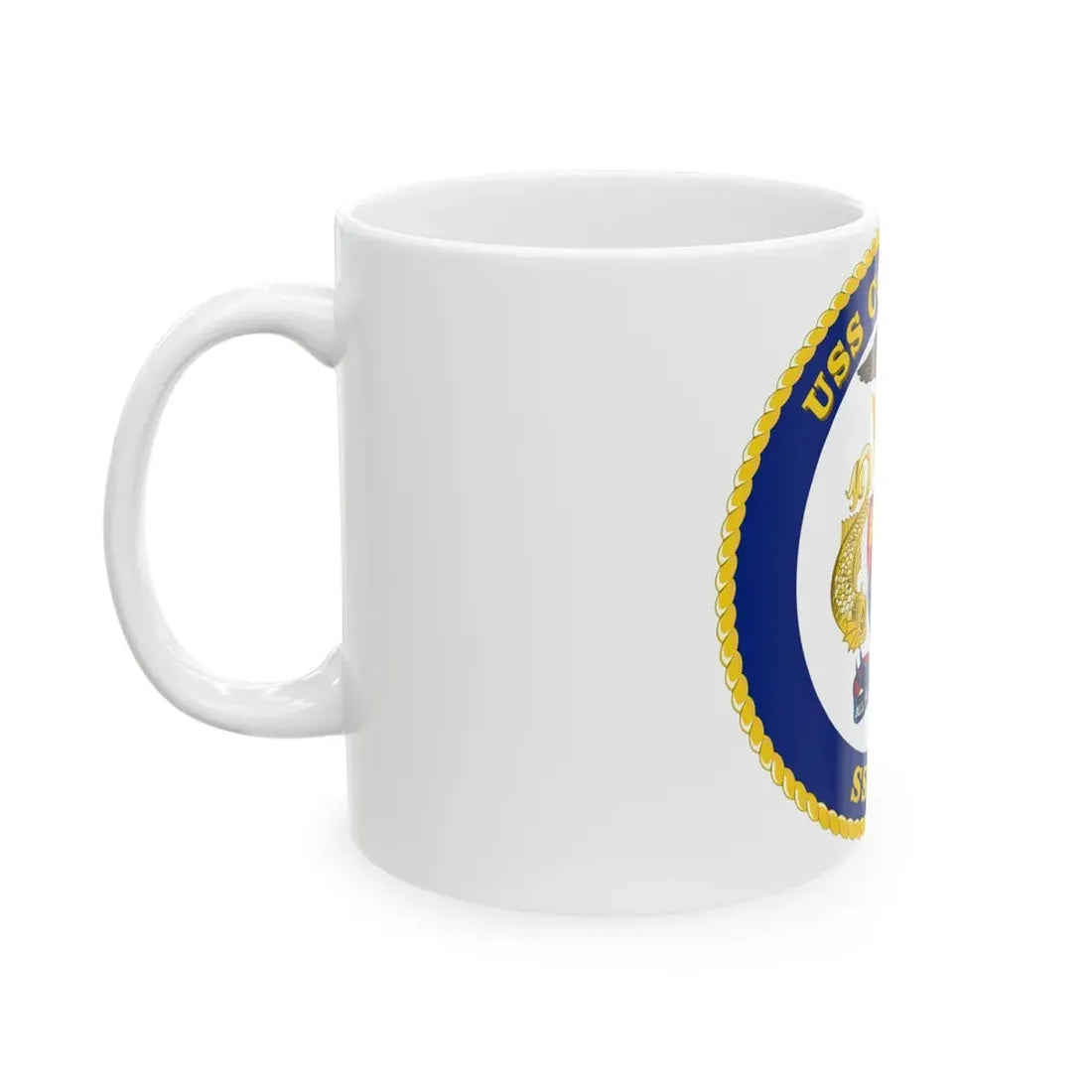 USS Columbus SSN 762 (U.S. Navy) White Coffee Mug - Go Mug Yourself