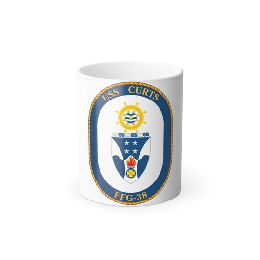 USS Curts FFG 38 (U.S. Navy) Color Changing Mug 11oz-11oz-Go Mug Yourself