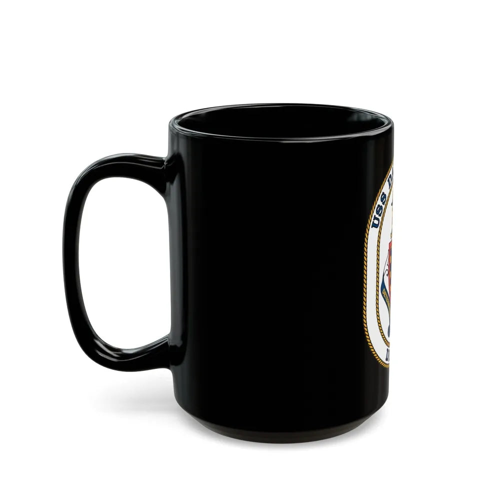 USS David R Ray DD 971 (U.S. Navy) Black Coffee Mug-Go Mug Yourself