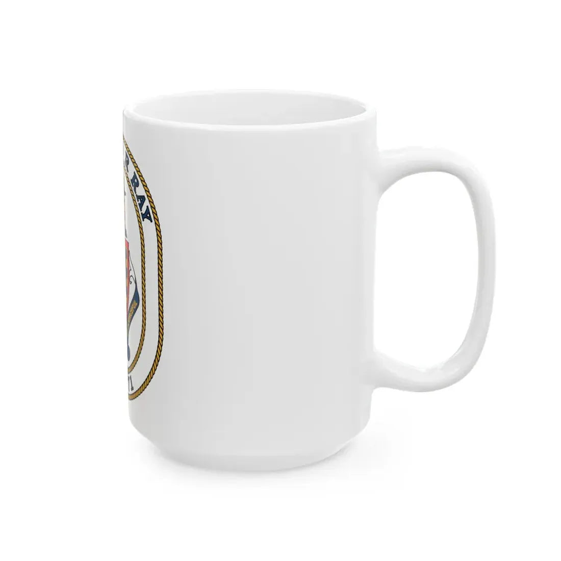 USS David R Ray DD 971 (U.S. Navy) White Coffee Mug - Go Mug Yourself