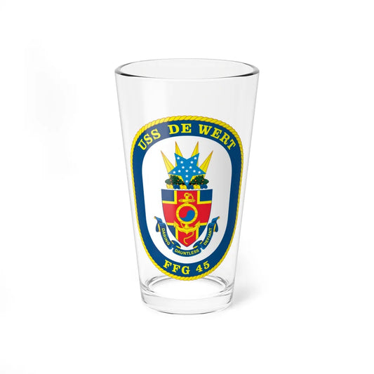 USS De Wert FFG 45 (U.S. Navy) Pint Glass 16oz-16oz-Go Mug Yourself