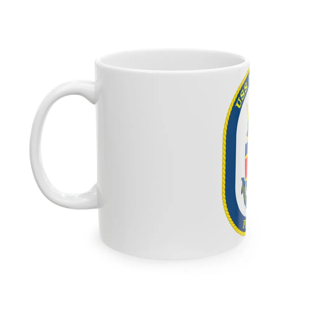 USS De Wert FFG 45 (U.S. Navy) White Coffee Mug-Go Mug Yourself