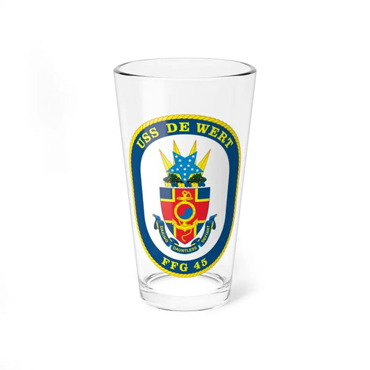 USS De Wert FFG 45 (U.S. Navy) Pint Glass 16oz 16oz - Go Mug Yourself