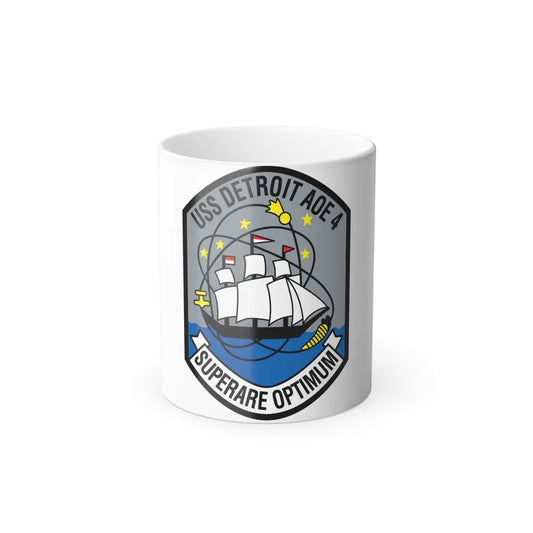 USS Detroit AOE 4 (U.S. Navy) Color Changing Mug 11oz-11oz-Go Mug Yourself