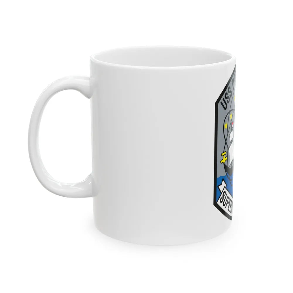 USS Detroit AOE 4 (U.S. Navy) White Coffee Mug-Go Mug Yourself