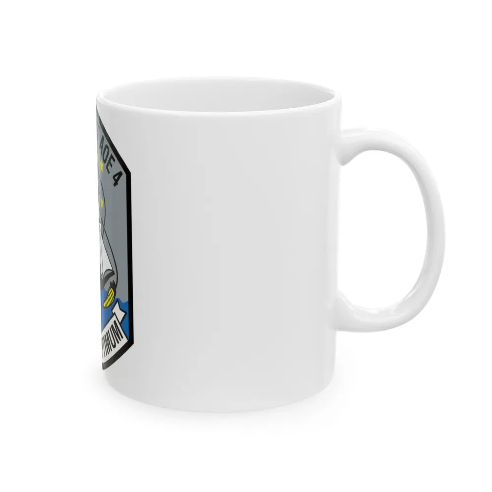 USS Detroit AOE 4 (U.S. Navy) White Coffee Mug-Go Mug Yourself