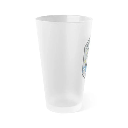 USS Detroit AOE 4 (U.S. Navy) Frosted Pint Glass 16oz - Go Mug Yourself