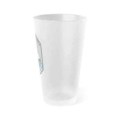 USS Detroit AOE 4 (U.S. Navy) Frosted Pint Glass 16oz - Go Mug Yourself