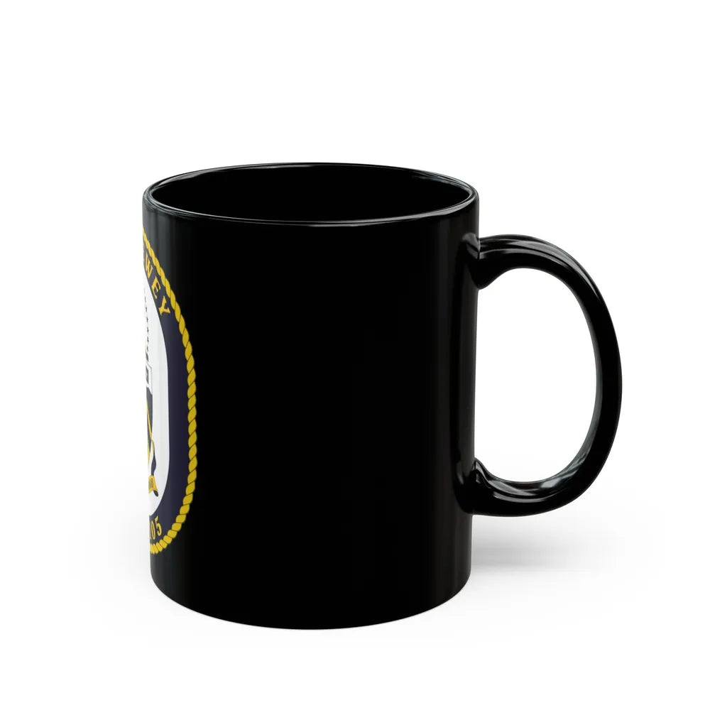 USS Dewey COA (U.S. Navy) Black Coffee Mug-Go Mug Yourself