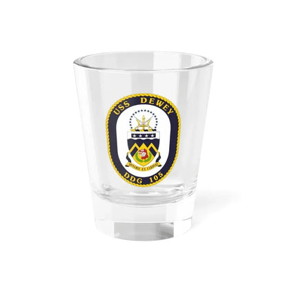 USS Dewey COA (U.S. Navy) Shot Glass 1.5oz 1.5oz - Go Mug Yourself