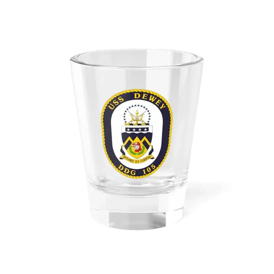 USS Dewey COA (U.S. Navy) Shot Glass 1.5oz 1.5oz - Go Mug Yourself
