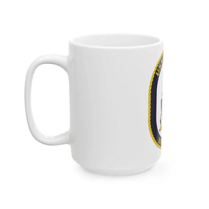USS Dewey COA (U.S. Navy) White Coffee Mug - Go Mug Yourself
