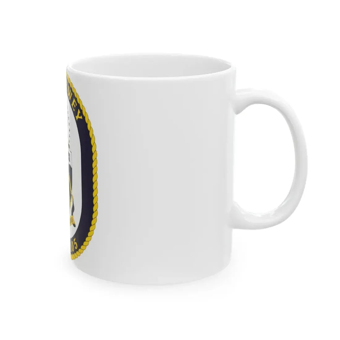 USS Dewey COA (U.S. Navy) White Coffee Mug - Go Mug Yourself