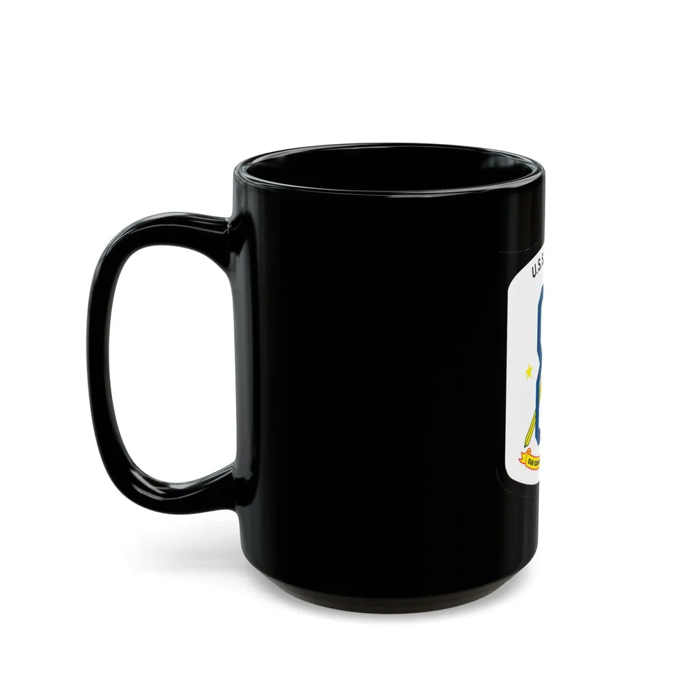 USS Dubuque LPD 8 (U.S. Navy) Black Coffee Mug-Go Mug Yourself