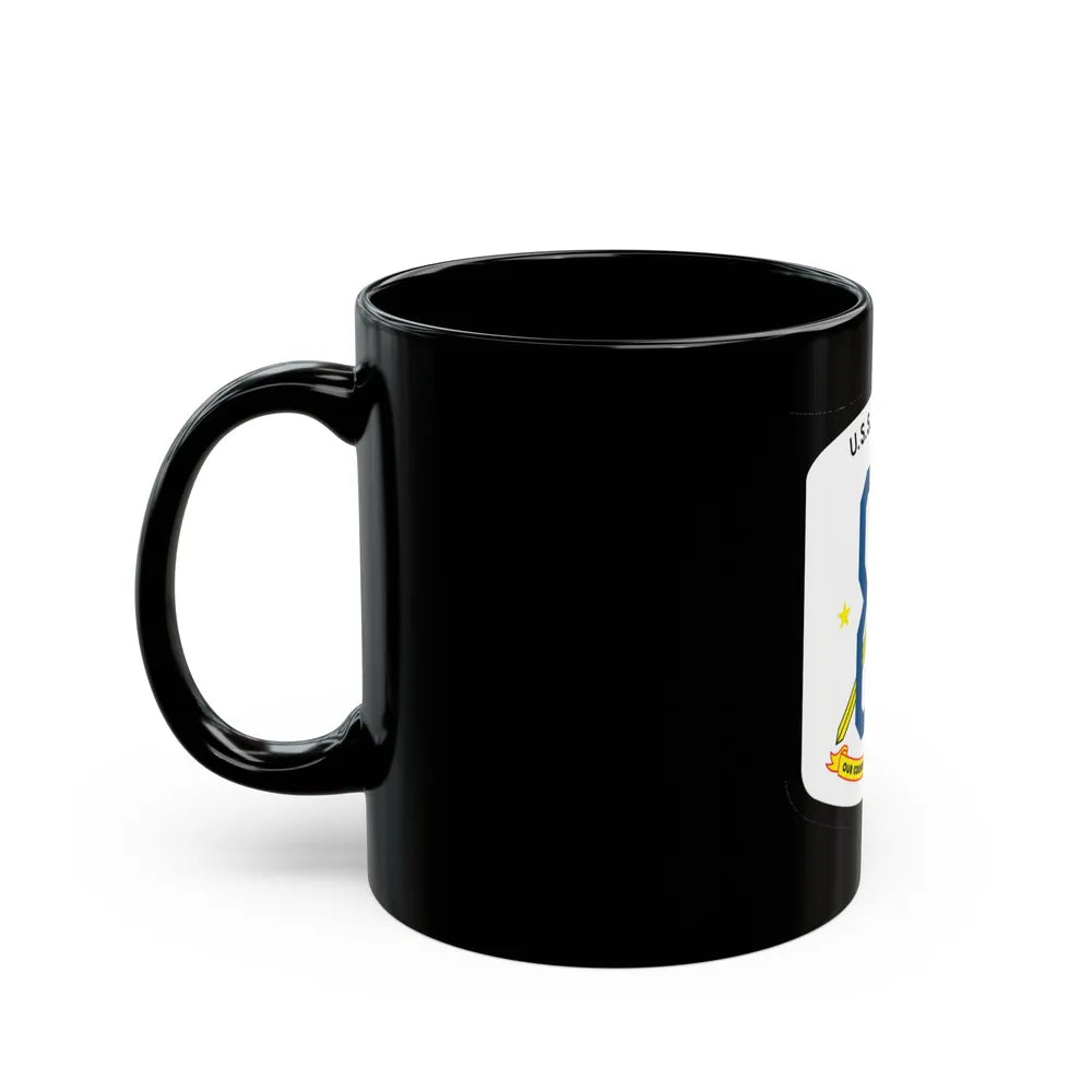 USS Dubuque LPD 8 (U.S. Navy) Black Coffee Mug-Go Mug Yourself