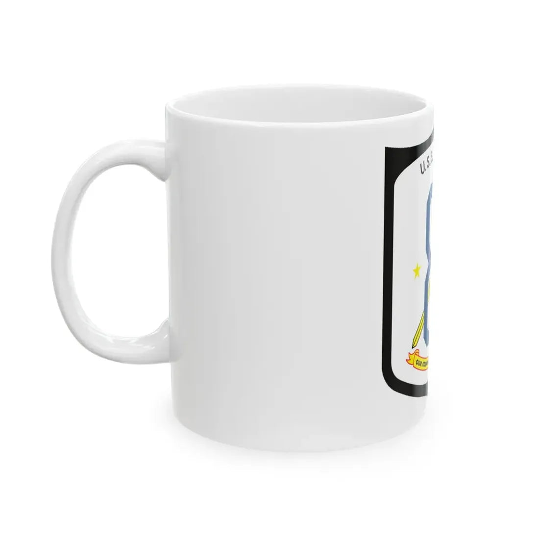 USS Dubuque LPD 8 (U.S. Navy) White Coffee Mug - Go Mug Yourself