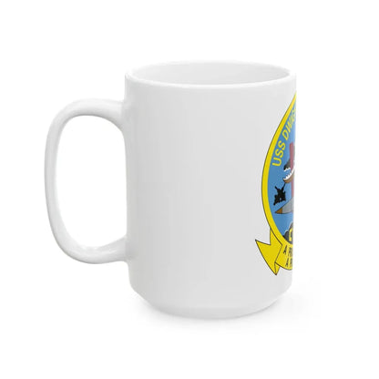 USS Dwight D Eisenhower Proud Tradition (U.S. Navy) White Coffee Mug - Go Mug Yourself