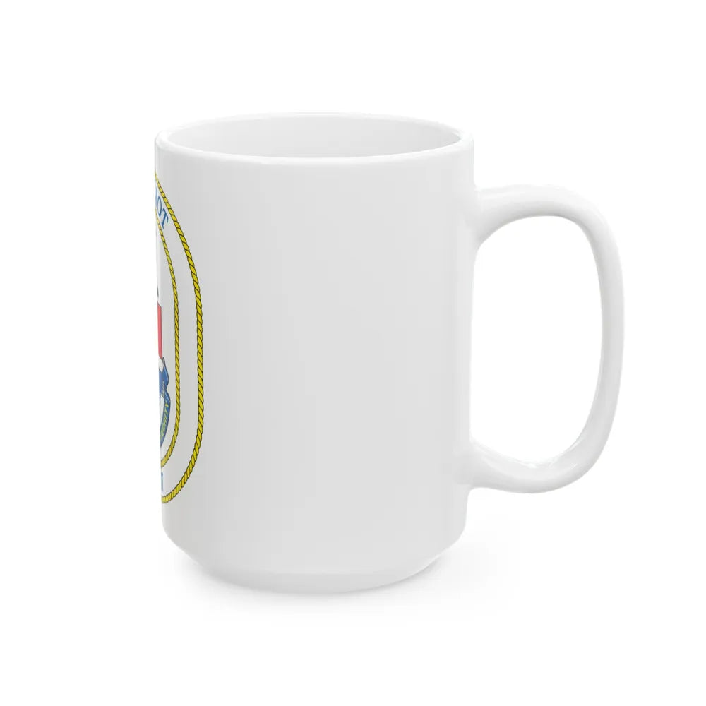 USS Elliot DD 967 (U.S. Navy) White Coffee Mug-Go Mug Yourself