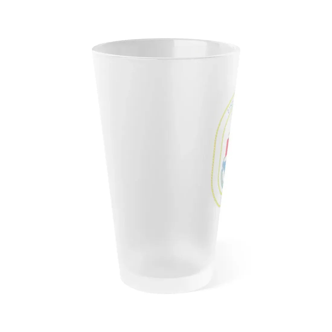 USS Elliot DD 967 (U.S. Navy) Frosted Pint Glass 16oz - Go Mug Yourself