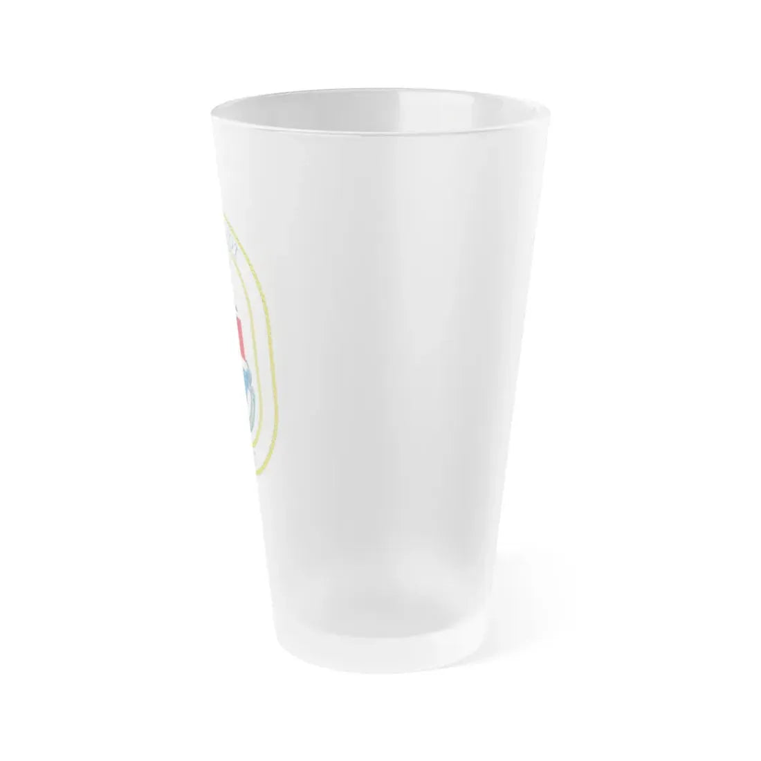 USS Elliot DD 967 (U.S. Navy) Frosted Pint Glass 16oz - Go Mug Yourself