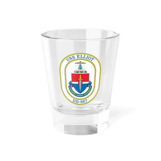 USS Elliot DD 967 (U.S. Navy) Shot Glass 1.5oz 1.5oz - Go Mug Yourself