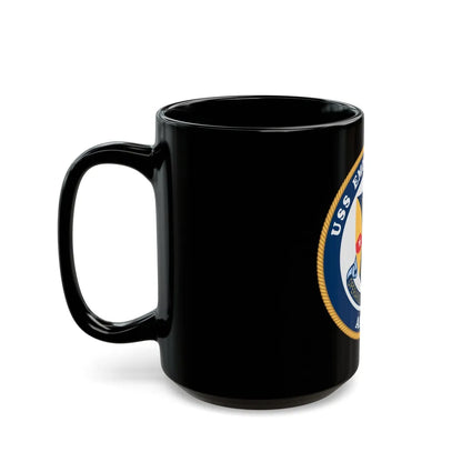 USS Emory S Land AS 39 (U.S. Navy) Black Coffee Mug-Go Mug Yourself