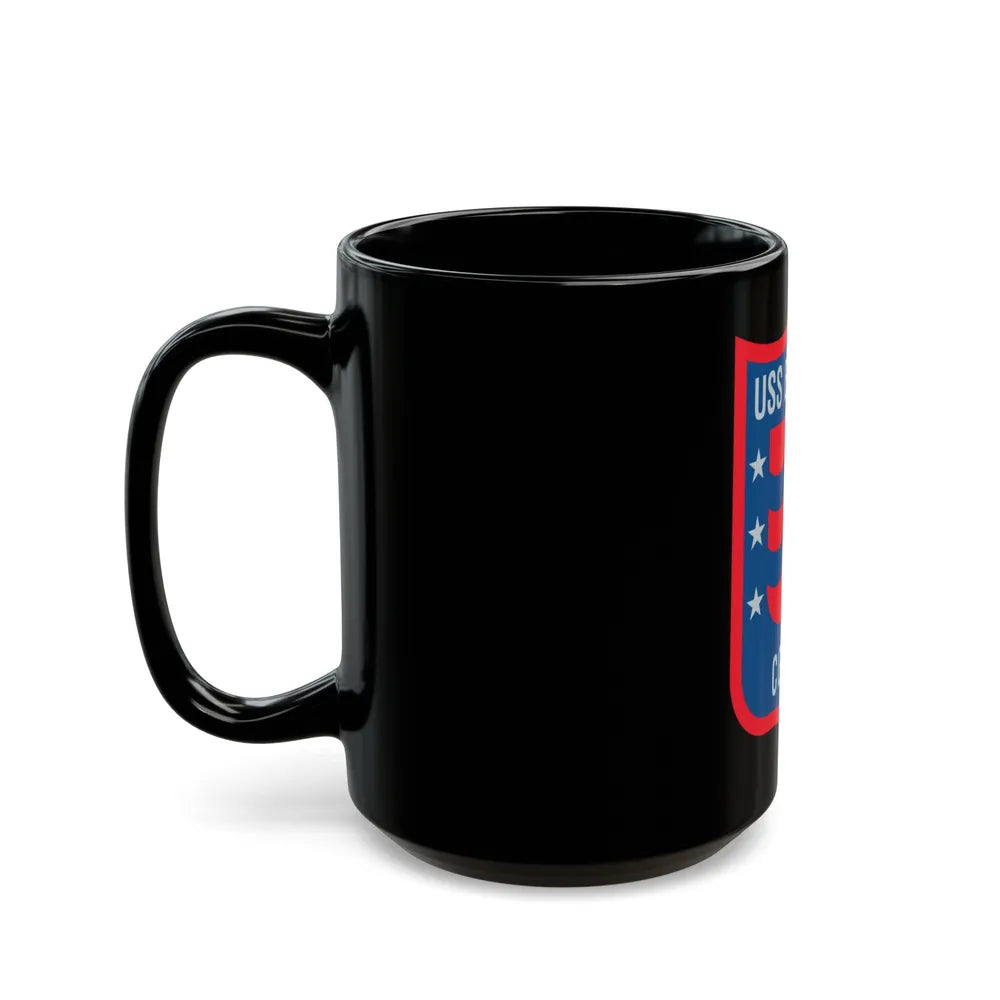 USS England CG 22 (U.S. Navy) Black Coffee Mug-Go Mug Yourself