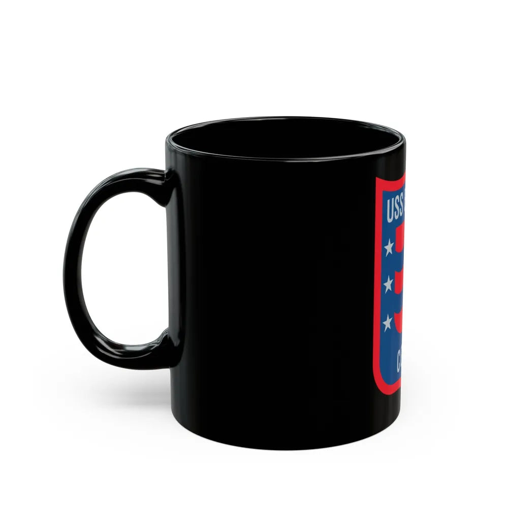 USS England CG 22 (U.S. Navy) Black Coffee Mug-Go Mug Yourself