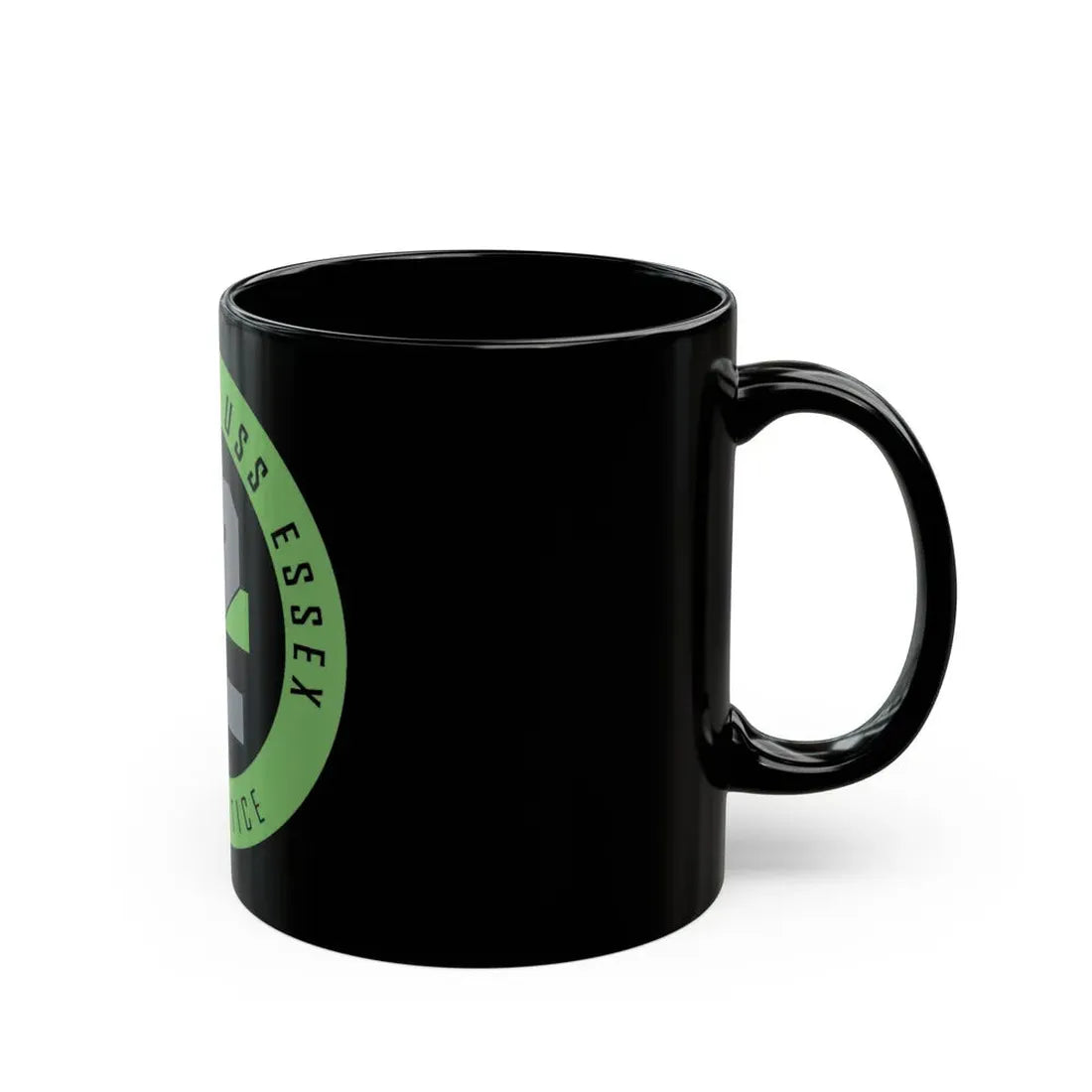 USS Essex LHD 2 Safety 1st (U.S. Navy) Black Coffee Mug - Go Mug Yourself