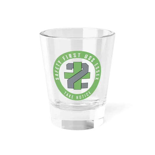USS Essex LHD 2 Safety 1st (U.S. Navy) Shot Glass 1.5oz 1.5oz - Go Mug Yourself