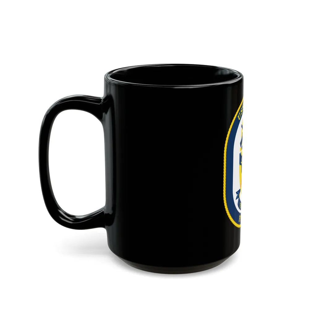 USS Ford FFG 54 (U.S. Navy) Black Coffee Mug-Go Mug Yourself