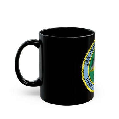 USS Frank Cable AS40 Parata Vollensque (U.S. Navy) Black Coffee Mug-Go Mug Yourself