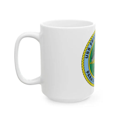 USS Frank Cable AS40 Parata Vollensque (U.S. Navy) White Coffee Mug - Go Mug Yourself