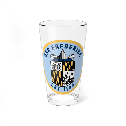 USS Frederick LST 1184 (U.S. Navy) Pint Glass 16oz-16oz-Go Mug Yourself