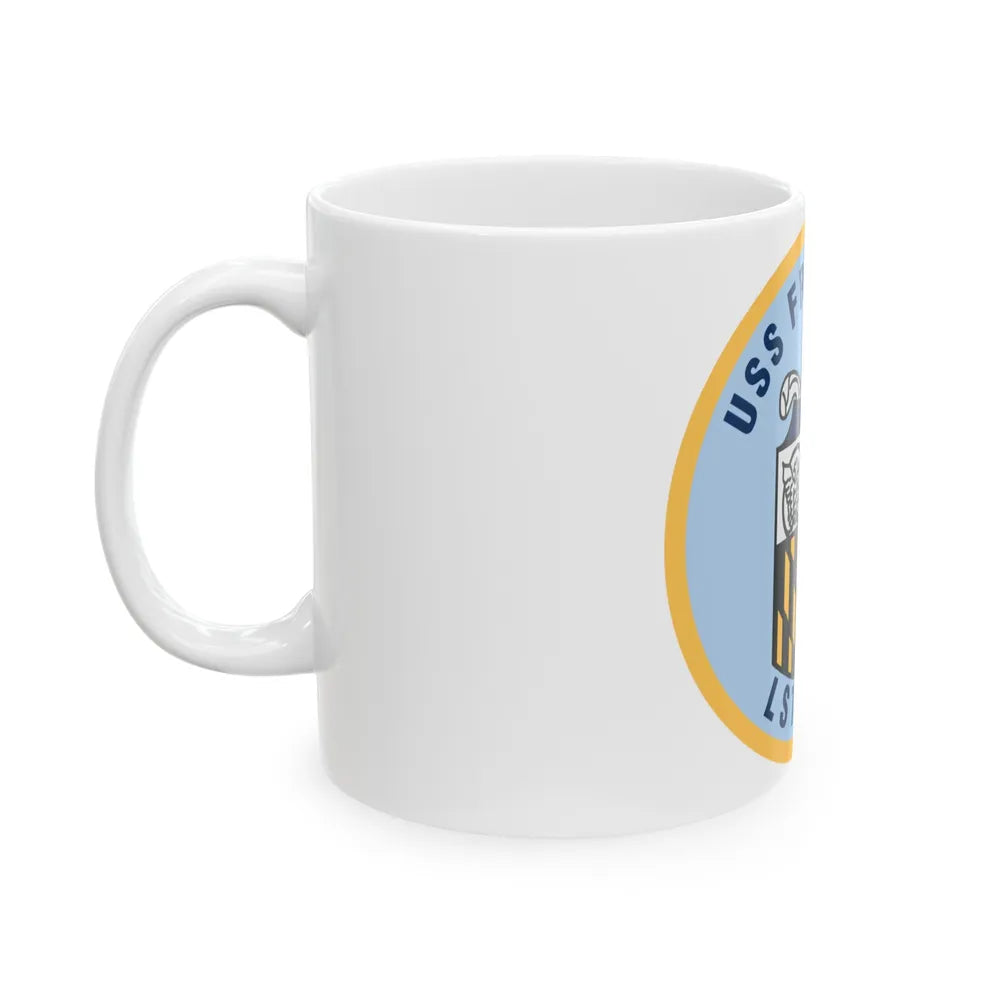 USS Frederick LST 1184 (U.S. Navy) White Coffee Mug-Go Mug Yourself