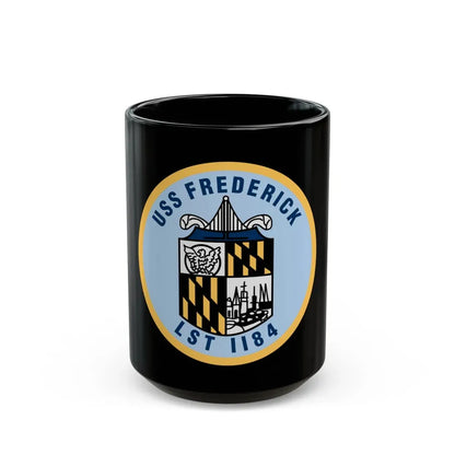 USS Frederick LST 1184 (U.S. Navy) Black Coffee Mug - Go Mug Yourself