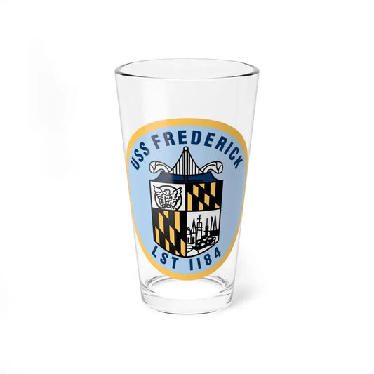 USS Frederick LST 1184 (U.S. Navy) Pint Glass 16oz 16oz - Go Mug Yourself