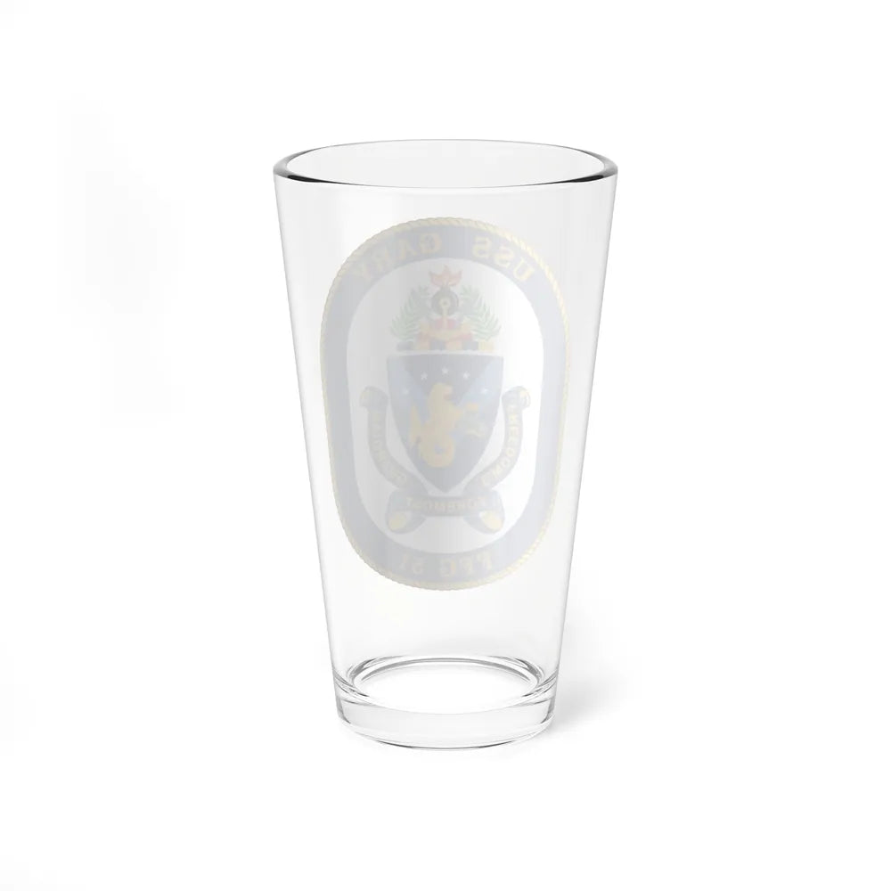 USS Gary FFG 51 (U.S. Navy) Pint Glass 16oz-Go Mug Yourself