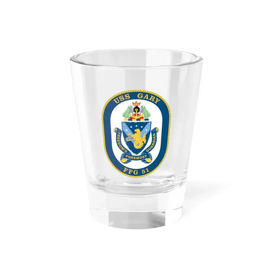 USS Gary FFG 51 (U.S. Navy) Shot Glass 1.5oz 1.5oz - Go Mug Yourself
