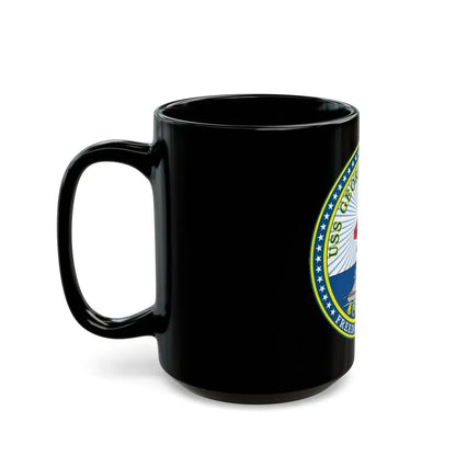 USS George HW Bush CVN 77 (U.S. Navy) Black Coffee Mug - Go Mug Yourself