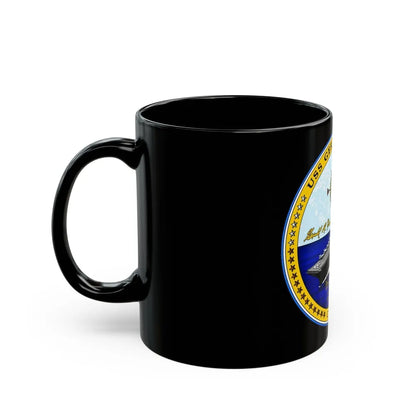 USS Gerald R Ford CVN 78 (U.S. Navy) Black Coffee Mug-Go Mug Yourself